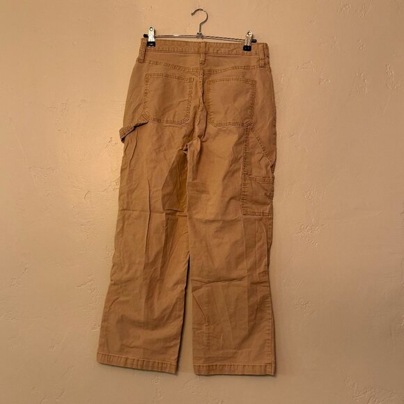 Universal Thread High Rise Wide Leg Tan Carpenter Pants Size 4/27R - Picture 3 of 5